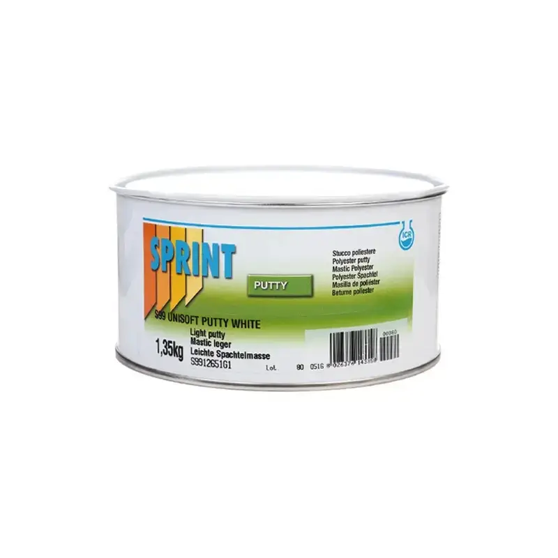 Шпаклівка універсальна Sprint Unisoft Light Universal Putty S-99 в комплекті з затверджувачем 1,35кг